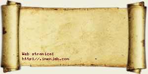 Tamara Burgić vizit kartica